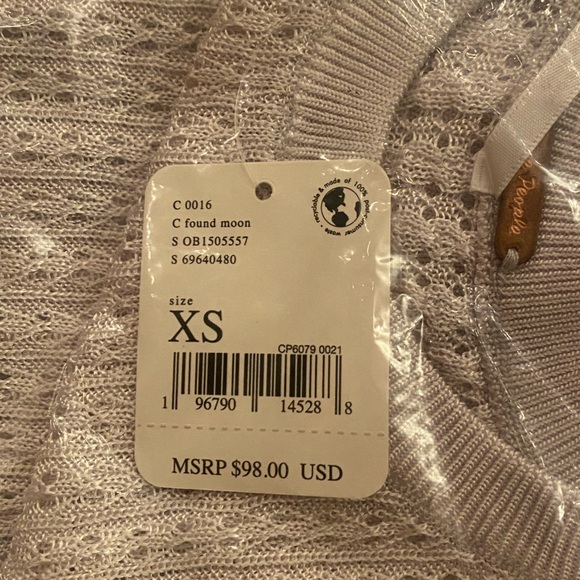 NWT Free People H20 Crew Pullover - Picture 5 of 5